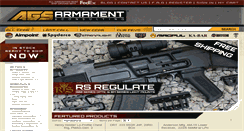 Desktop Screenshot of agsarmament.com