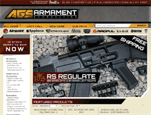 Tablet Screenshot of agsarmament.com
